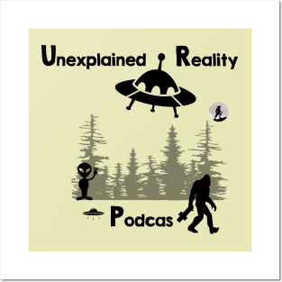 Unexplained Reality Podcast - Old School Posters and Art